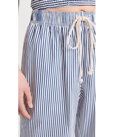 Women's Pop Pants Navy Stripe $50.70 Uniforms