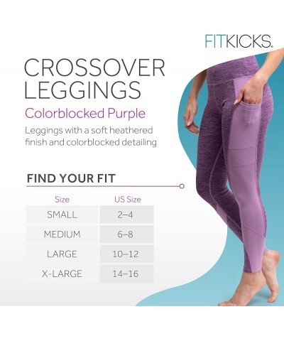 CROSSOVERS Active Lifestyle Leggings Purple $20.99 Activewear