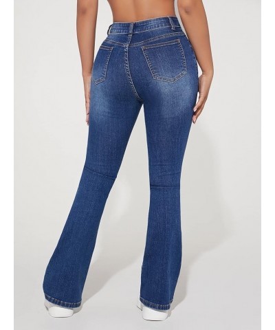 Ripped Bootcut Leg Jeans Womens Jeans (Color : Medium Wash, Size : Petite S.) Petite XXS. Dark Wash $22.93 Jeans