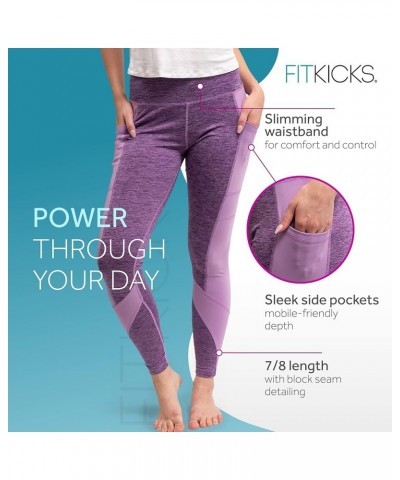 CROSSOVERS Active Lifestyle Leggings Purple $20.99 Activewear