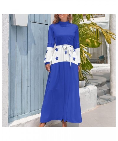 Long Dress Philippines Flag Women's Summer Casual Loose Dress Long Dress Short Sleeve for Girls Fashion Skirts XL X-Large Sty...