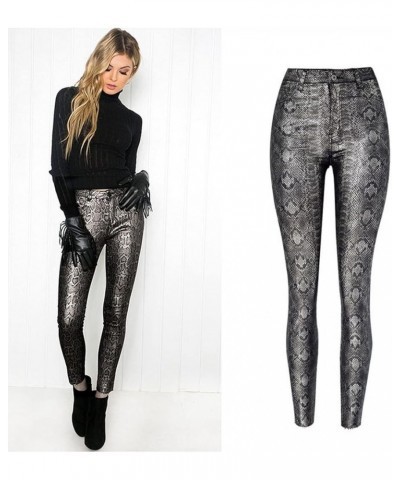 Women's Pu Faux Leather Pants Slim Leggings Variety of Styles with Pockets 330 $17.62 Leggings