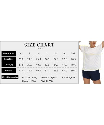 Women's Short Sleeve Crop Top Yoga T-Shirt for and Running Basic Tees Tshirts Shirts for Active Workout White $12.71 Activewear