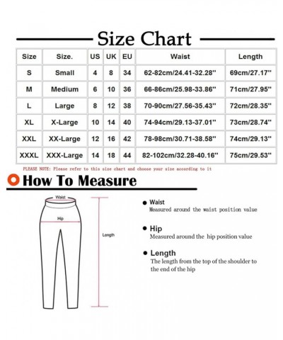 Pants for Women Dressy Casual High Waisted Capri Pants Elastic Waist Straight Pants Loose Trousers with Pockets White $3.15 P...