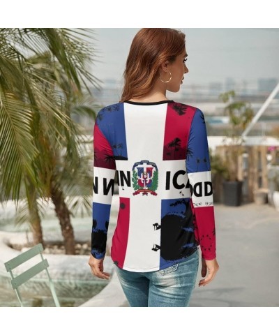 British Flag Long-Sleeved T-Shirt Women Sweatshirts Print Hoodie Autumn Long Sleeve Tops S Large White-1 $13.20 Hoodies & Swe...