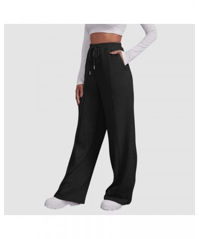 Sweatpants Women Fashion Y2K Cargo Pants with Pockets Comfy Pajama Bottoms Lounge Trousers Pj Pants Aesthetic Holiday Outfits...