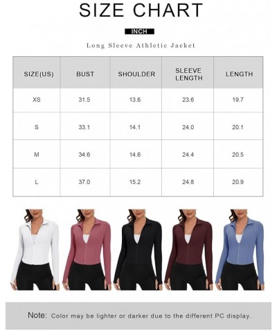 Women's Cropped Workout Jacket Zip Up Athletic Jackets Slim Fit Lightweight Running Sports Track Jacket 2023 White $16.81 Jac...