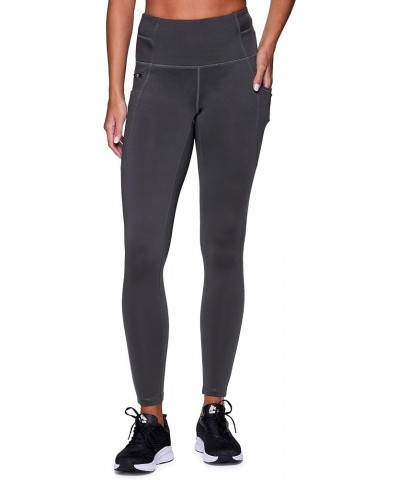 Women's Fleece Legging Outdoor Running Fleece Lined Leggings with Zipper Pockets Charcoal Grey $9.90 Leggings