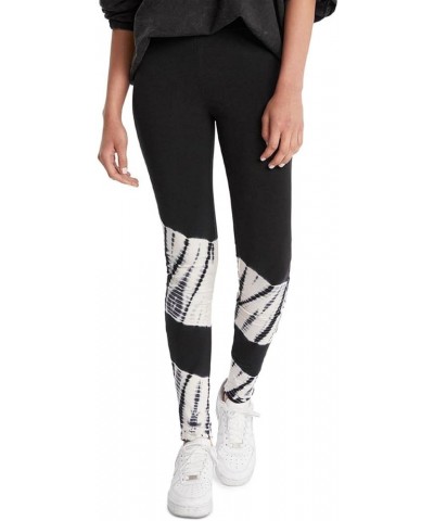 Women's Sundown Violet Tie-dye Leggings Black $18.85 Others