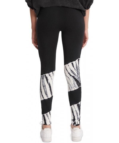 Women's Sundown Violet Tie-dye Leggings Black $18.85 Others