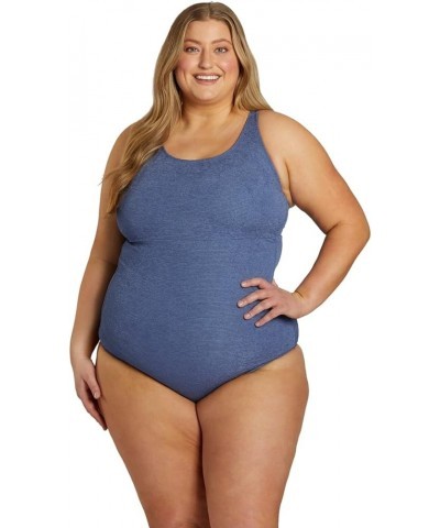 Plus Size One Piece Swimsuit for Women - Chlorine Resistant, Sun Protective, Bathing Suit Encouraging Body Positivity High Ne...