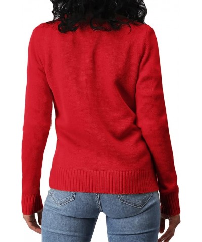 Women's Casual Slim Fit Cardigan Sweaters Long Sleeve Button Down Lightweight Waist Length Oscwocal001-tomato $15.05 Sweaters