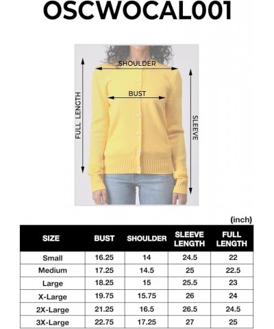 Women's Casual Slim Fit Cardigan Sweaters Long Sleeve Button Down Lightweight Waist Length Oscwocal001-tomato $15.05 Sweaters