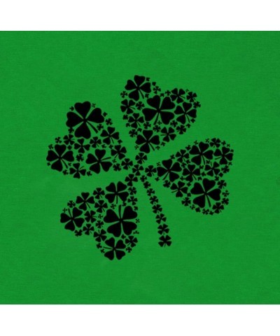 St. Patrick's Day Shirts for Women Lucky Green Shamrock Funny Cute Graphic Tee Tops Irish Gifts Green-bk Logo $11.25 Activewear