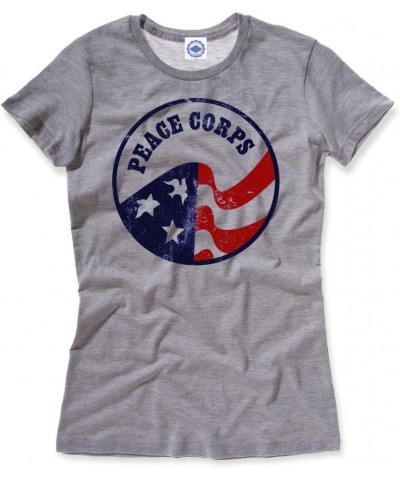 Vintage Peace Corps Women's T-Shirt Heather Grey $15.63 Others