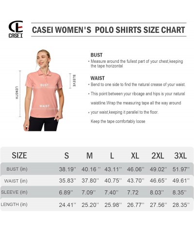 Womens Polo Shirts Golf Shirts Quick Dry Moisture Wicking Black and White Polo Shirt Coral Pink $14.74 Shirts