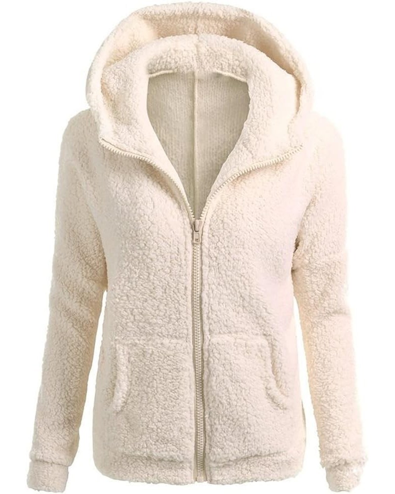 Winter Coats For Women 2023 Warm Clothes Fleece Sherpa Jacket Fuzzy Lightweight Fashion Casual Outerwear Clothing E Beige $12...