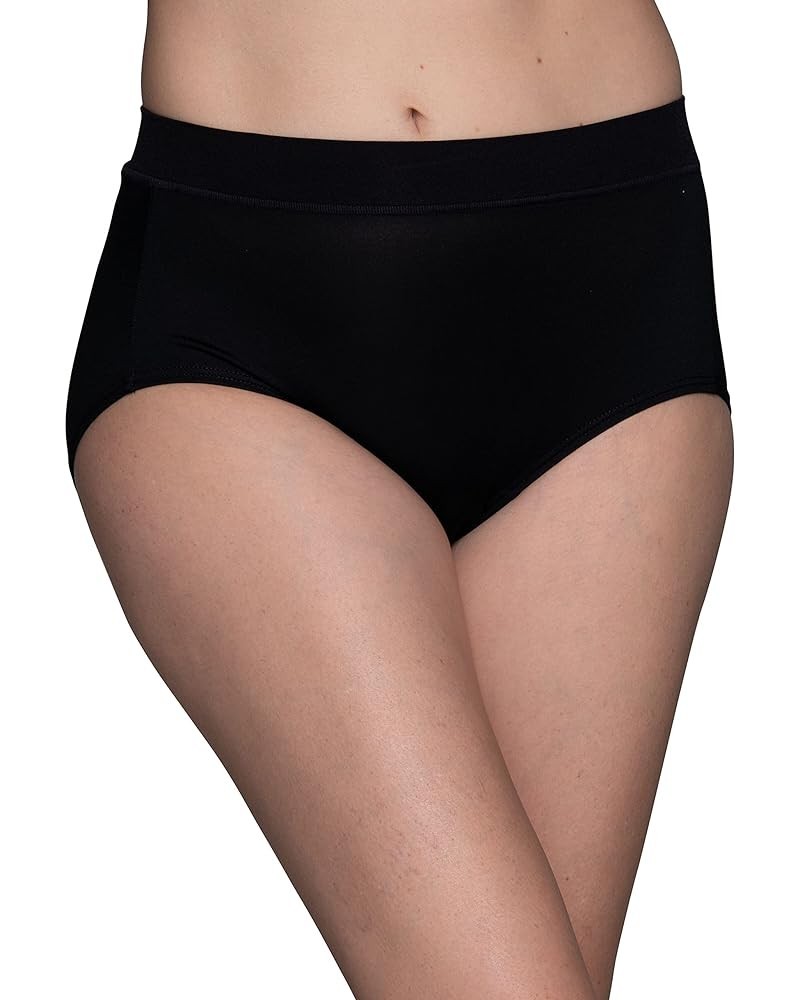 Women's Beyond Comfort Brief Panties Seamless Waist Seamless Waist - Black $5.15 Lingerie