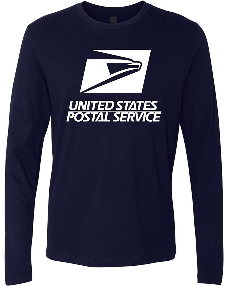 Mailman Postal Office Worker Long Sleeve Daily Wear T-Shirt Post Office Worker T-Shirt 100% Cotton Navy $19.57 T-Shirts