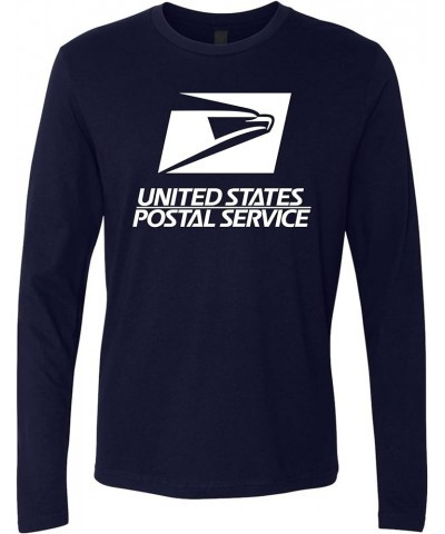 Mailman Postal Office Worker Long Sleeve Daily Wear T-Shirt Post Office Worker T-Shirt 100% Cotton Navy $19.57 T-Shirts