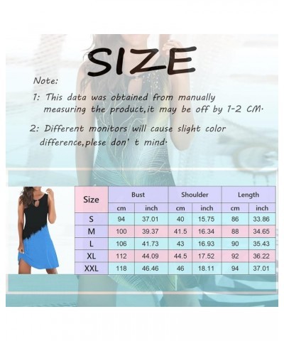 Summer Dresses for Women 2024 Casual Sleeveless Floral Boho Beach Dress Cover Ups Short Tank Swing Sun Dress L-black $8.99 Sw...