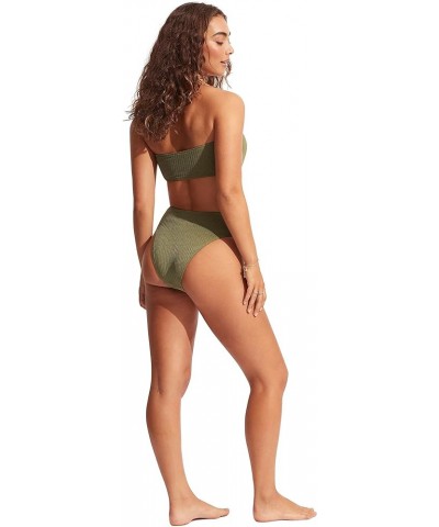 Women's Bandeau Tube Bikini Top Swimsuit Sea Dive Khaki $11.10 Swimsuits