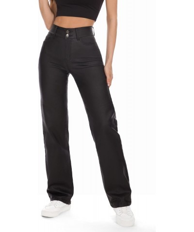 Women's High Waisted Wide Leg Baggy Stretch Denim Jeans (Black, 14) $19.74 Jeans