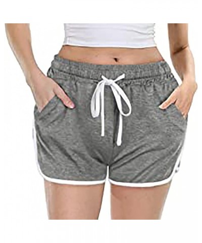 Womens Yoga Micro Shorts Sexy Gym Booty Shorts Slutty Butt Scrunch Shorts Solid High Waisted Athletic Clubwear Hot Pants Z03-...