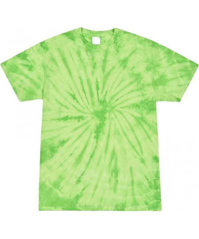 Tie Dye Unisex T-Shirts Adults (S,M,L,XL) Lime $9.89 T-Shirts