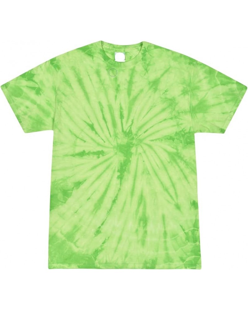 Tie Dye Unisex T-Shirts Adults (S,M,L,XL) Lime $9.89 T-Shirts