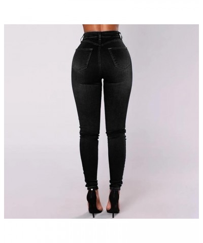 Women's Jeans Skinny Slim Fit Tummy Control High Waist Jean Pants Destroyed Casual Jeans Pants Leggings Black Friday Deals 20...