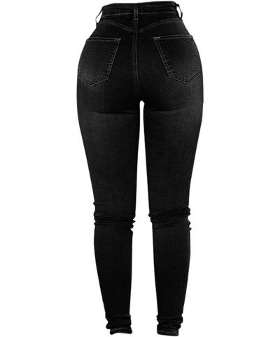 Women's Jeans Skinny Slim Fit Tummy Control High Waist Jean Pants Destroyed Casual Jeans Pants Leggings Black Friday Deals 20...