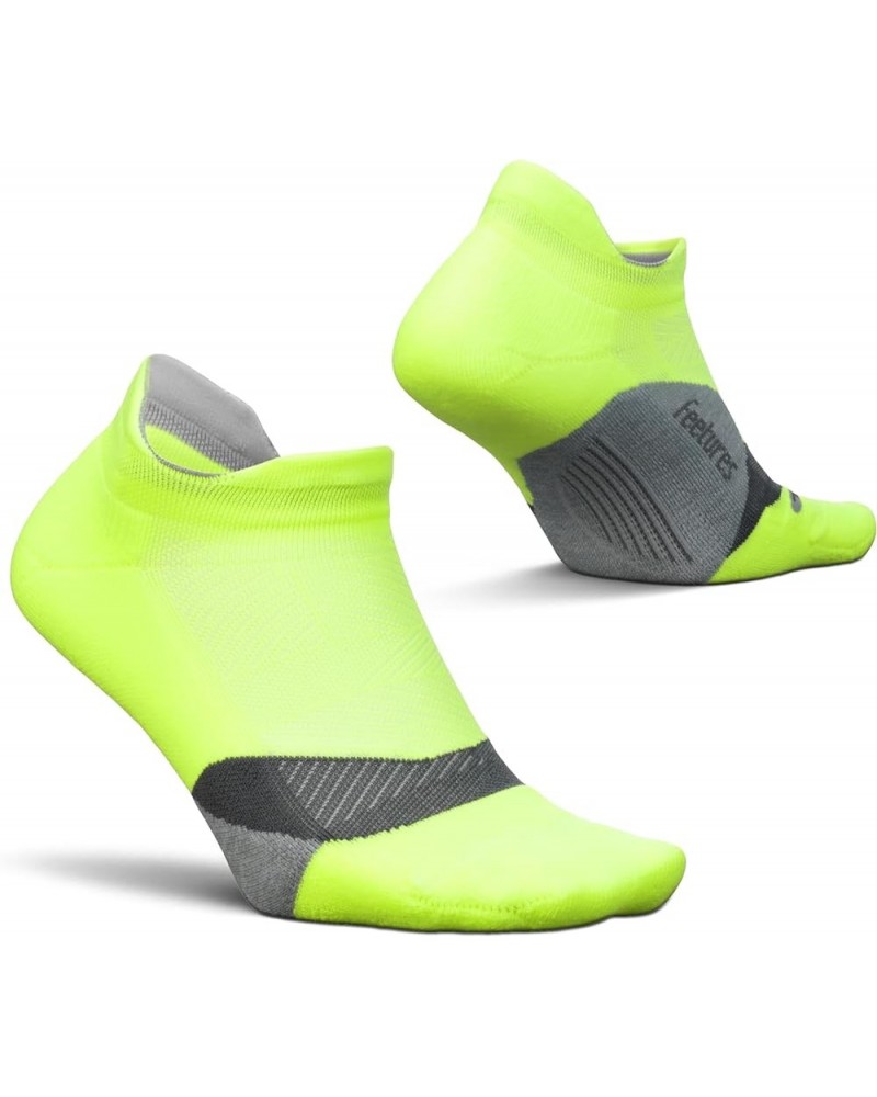 Elite Light Cushion No Show Tab Ankle Socks - Sport Sock with Targeted Compression - (1 Pair) New Lightning $9.20 Activewear