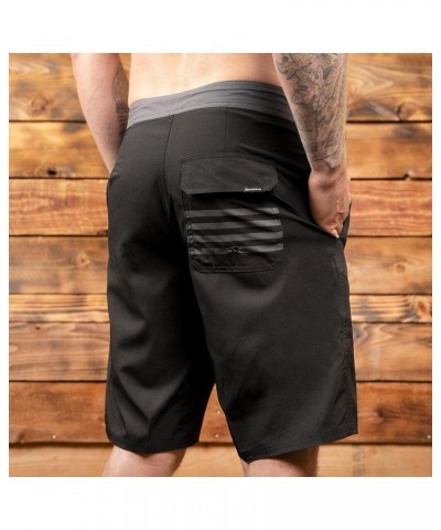 Legend 21" Solid 3 Pocket Boardshort, Black Black $21.74 Swimsuits