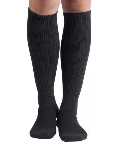 Compression Socks for Men & Women 8-15 mmHg 6 Pairs Cushion Moisture Wicking Knee High Socks Black Grey White 6 Pairs Grey $2...