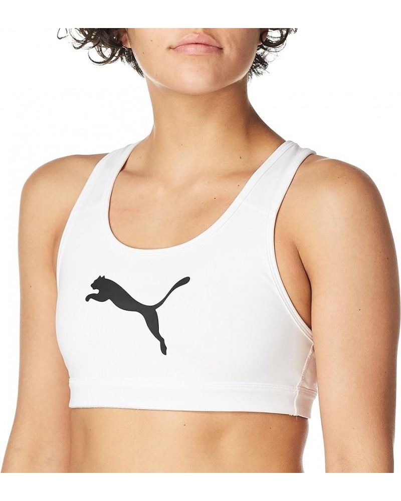 Women's Mid Impact 4Keeps Bra White-Black $9.43 Lingerie