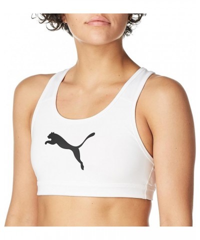 Women's Mid Impact 4Keeps Bra White-Black $9.43 Lingerie