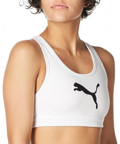 Women's Mid Impact 4Keeps Bra White-Black $9.43 Lingerie