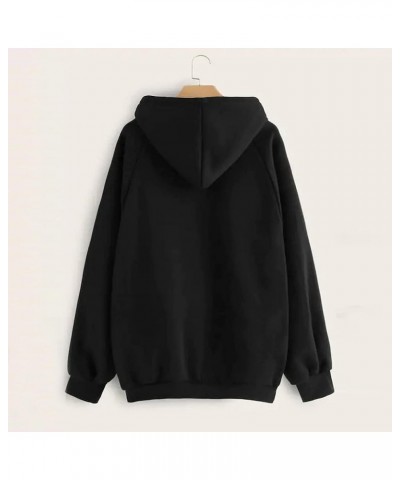 Women's Lightweight Pullover Hoodies Casual Long Sleeve Sweatshirts Top with Pocket Basic Y2K Hoodie Deal of The Day Ac-black...