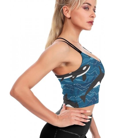 Women's Summer Racerback Sports Bras Vest Underwear Yoga Bras Design90 $10.91 Lingerie