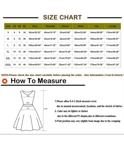 Dresses for Women 2023 Fashion High Waist Printed Short Sleeve Dress Casual Loose Round Neck Pleated Pocket Dress 04-black $1...