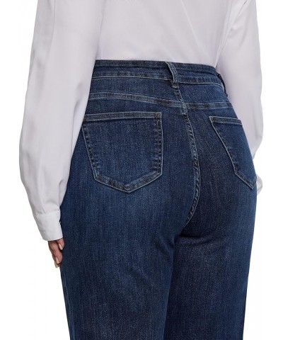 Plus Size Baggy Jeans for Women Wide Leg Women Jeans Full Length Mom High Waist Tall Loose Wide Leg Pants Dark Blue $20.70 Jeans