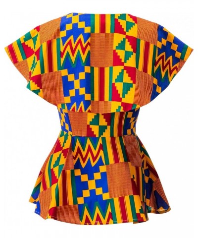 Women African Print Top Ankara Dashiki Shirt C $21.59 Tops