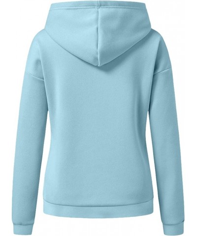 Yes I'm Cold Me 24:7 Hoodies for Women Plus Size Long Sleeve Casual Sweatshirt 2023 Fall Drawstring Warm Hooded Pullover 1blu...