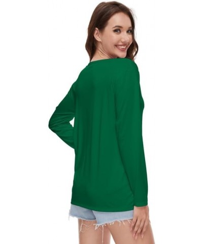 Womens St. Patrick's Day Top Long Sleeve Sweatshirt V-Neck Sexy Shirt Irish Whiskey $13.67 Hoodies & Sweatshirts