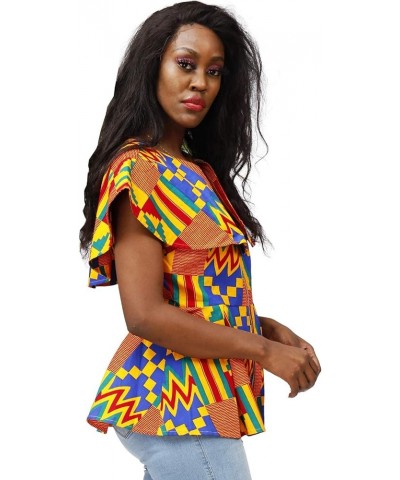 Women African Print Top Ankara Dashiki Shirt C $21.59 Tops