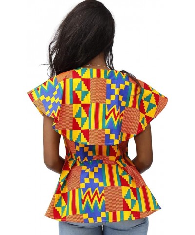 Women African Print Top Ankara Dashiki Shirt C $21.59 Tops