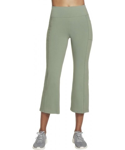 Women's Go Walk High Waisted Crop Pant Light Green $11.84 Pants