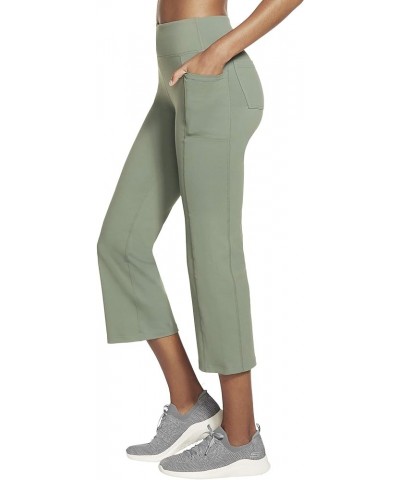 Women's Go Walk High Waisted Crop Pant Light Green $11.84 Pants