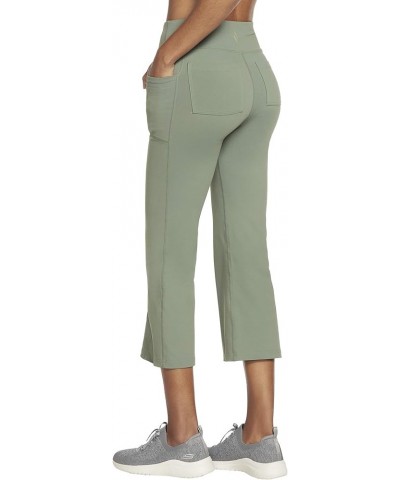 Women's Go Walk High Waisted Crop Pant Light Green $11.84 Pants